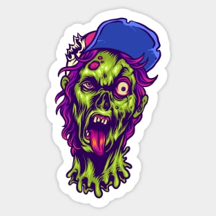 halloween dancing illustration Sticker